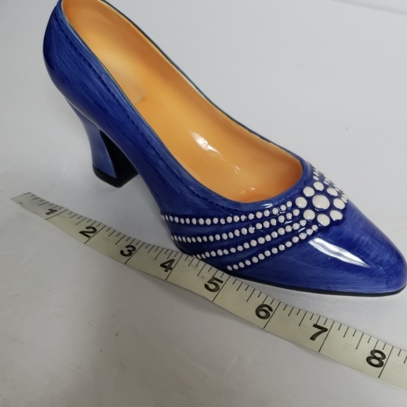 Blue Decorative shoe - Picture 7 of 8